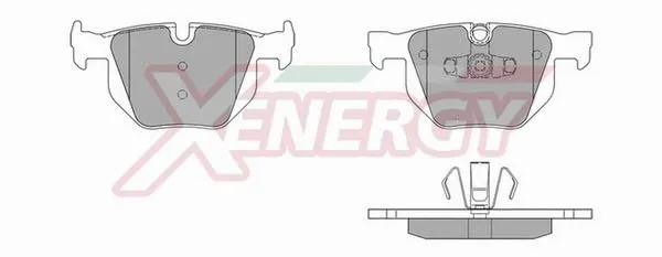 Kit de plaquettes de frein, frein à disque AP XENERGY X40921