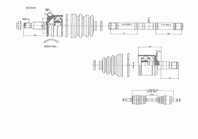 Arbre de transmission URW 10-06270