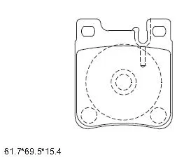 Kit de plaquettes de frein, frein à disque ASIMCO KD7750