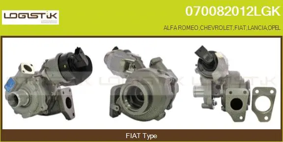Turbocompresseur, suralimentation LGK 070082012LGK