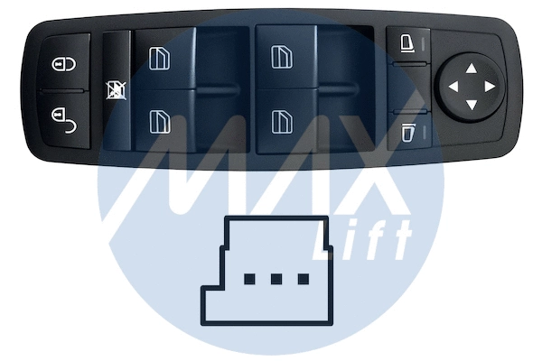 Interrupteur, lève-vitre MAX SMB107