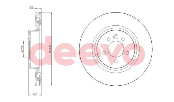 Disque de frein DEEVO BD20020