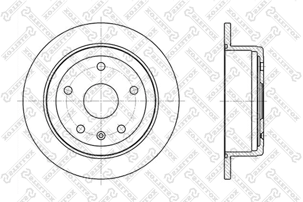 Disque de frein STELLOX 6020-5005-SX