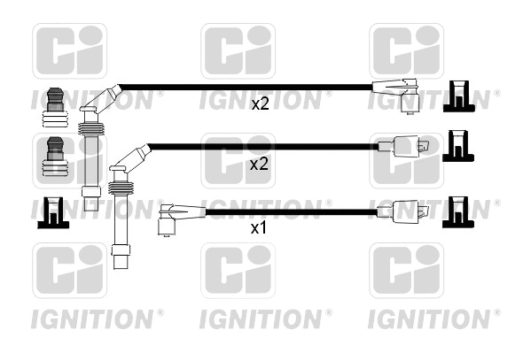 Kit de câbles d'allumage QUINTON HAZELL XC716