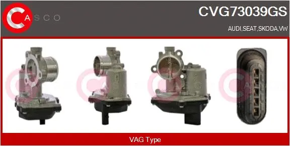 Vanne EGR CASCO CVG73039GS