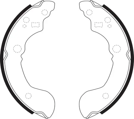 Jeu de mâchoires de frein SB BS22223
