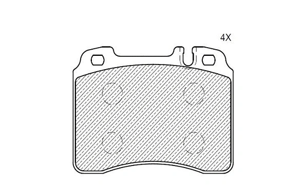 Kit de plaquettes de frein, frein à disque KLAXCAR FRANCE 24232z