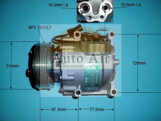 Compresseur, climatisation AUTO AIR GLOUCESTER 14-3039
