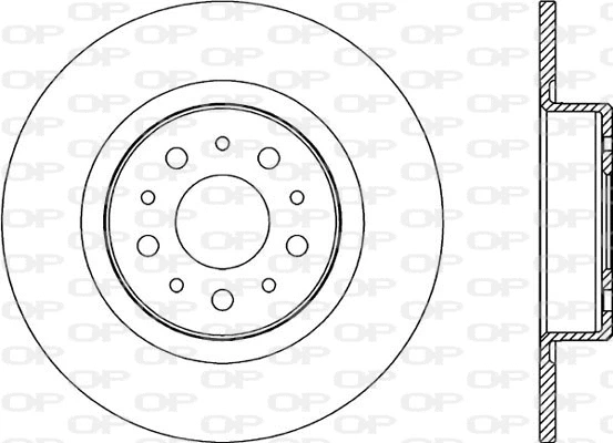 Disque de frein OPEN PARTS BDR2179.10