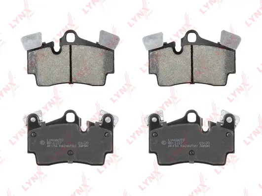 Kit de plaquettes de frein, frein à disque LYNXAUTO BD-1227