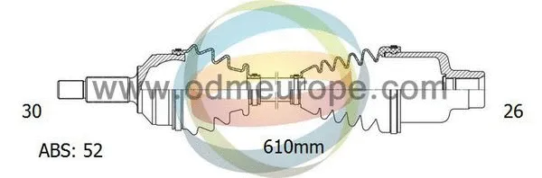 Arbre de transmission 4X4 ESTANFI EST-18-082751