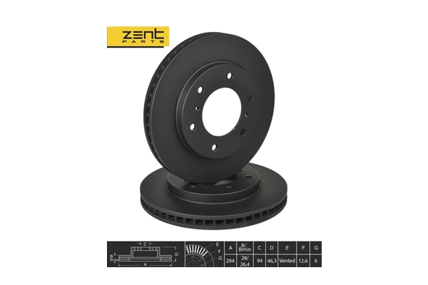 Disque de frein ZentParts Z06278