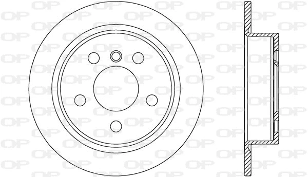 Disque de frein OPEN PARTS BDR2760.10