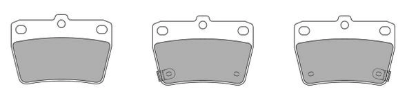 Kit de plaquettes de frein, frein à disque FREMAX FBP-1260