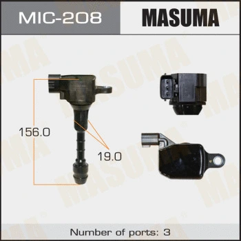 Bobine d'allumage MASUMA MIC-208