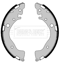 Jeu de mâchoires de frein BORG & BECK BBS6469