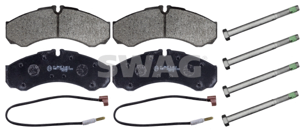 Kit de plaquettes de frein, frein à disque SWAG 60 11 6193