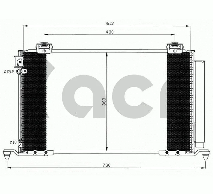 Condenseur, climatisation ACR 300628