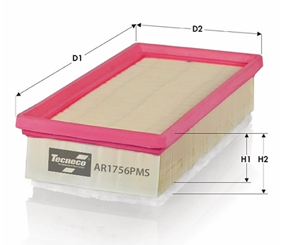 Filtre à air TECNECO FILTERS AR1756PMS