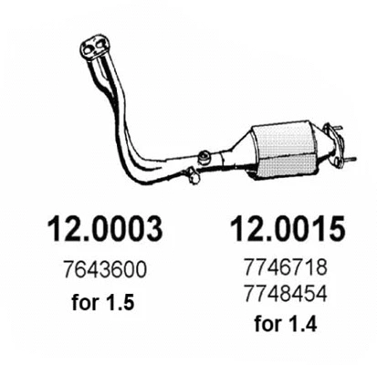 Catalyseur ASSO 12.0015