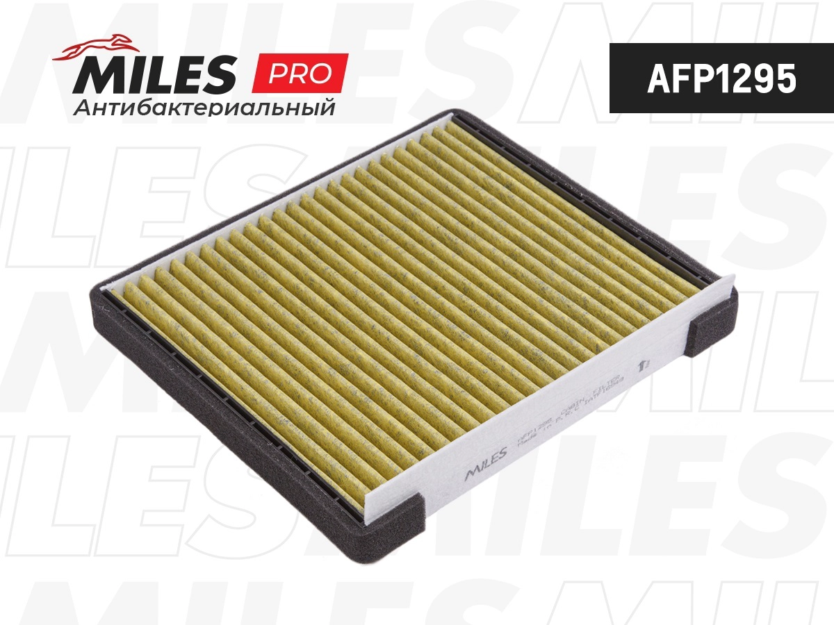 Filtre, air de l'habitacle MILES AFP1295