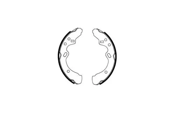 Jeu de mâchoires de frein E.T.F. 09-0414