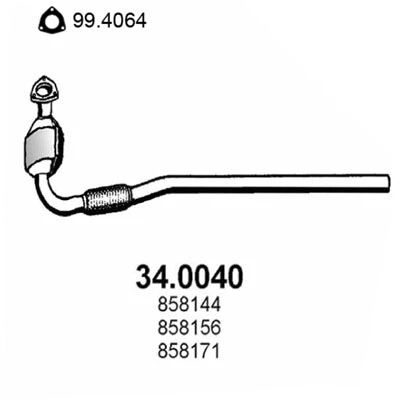 Catalyseur ASSO 34.0040