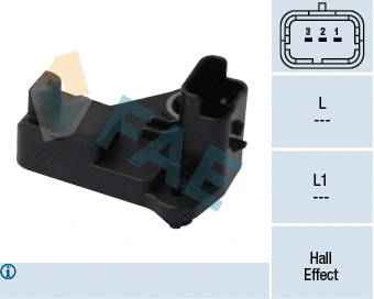 Capteur d'angle, vilebrequin FAE 79370