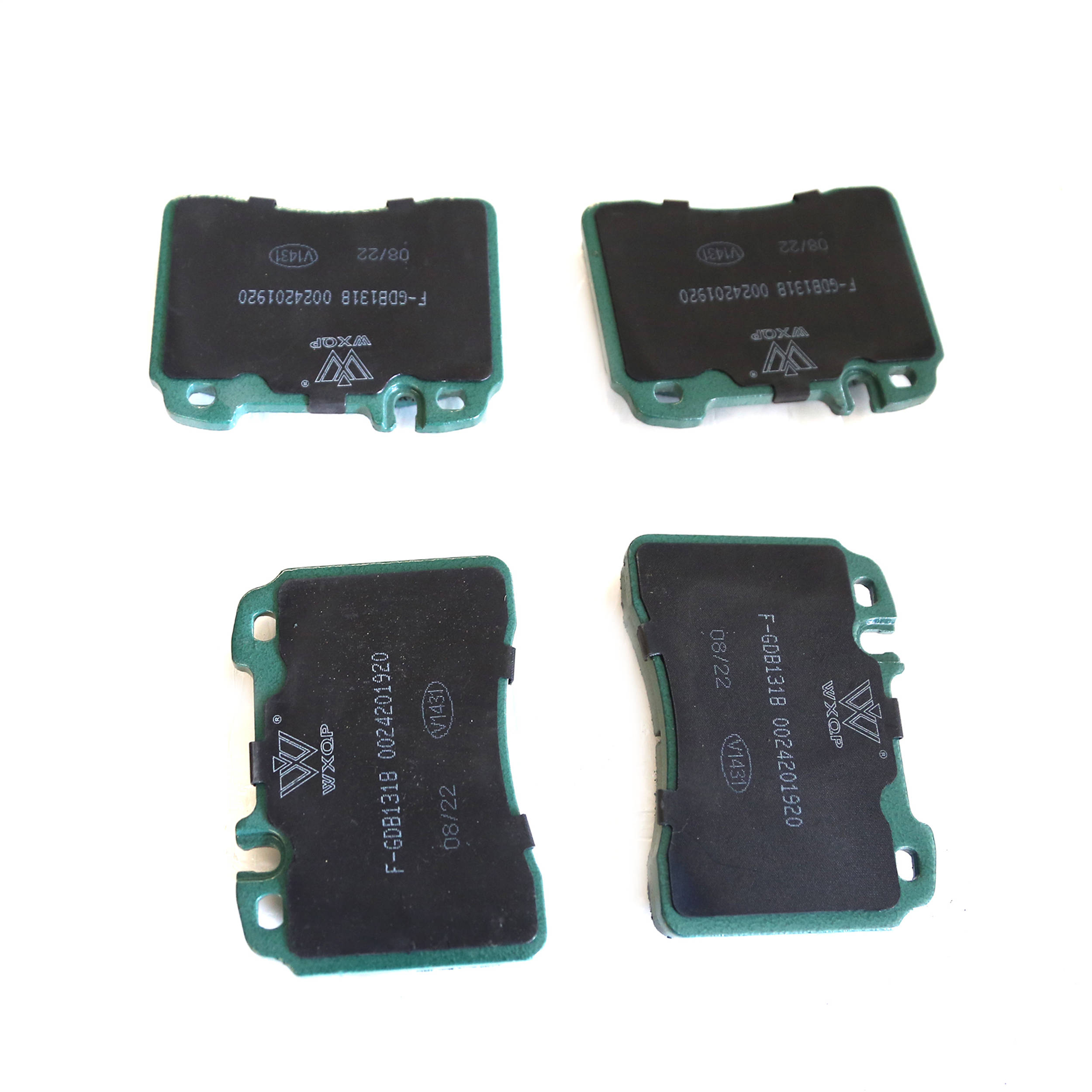 Kit de plaquettes de frein, frein à disque WXQP 140265