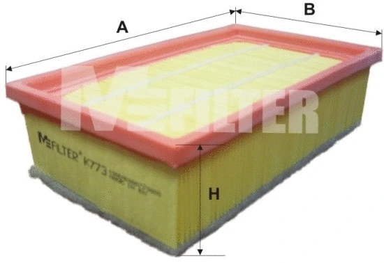 Filtre à air MFILTER K 773