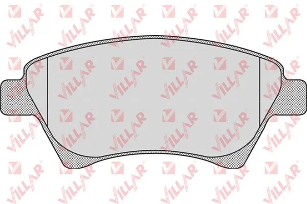 Kit de plaquettes de frein, frein à disque VILLAR 626.0911