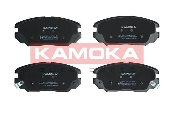 Kit de plaquettes de frein, frein à disque KAMOKA JQ101330