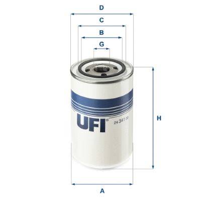 Filtre à carburant UFI 24.341.00