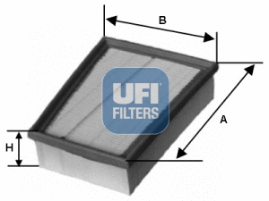 Filtre à air UFI 30.095.00