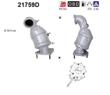 Catalyseur AS 21759D