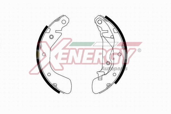 Jeu de mâchoires de frein AP XENERGY X50382