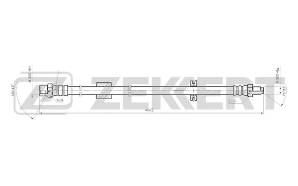 Flexible de frein ZEKKERT BS-9010