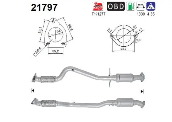 Catalyseur AS 21797