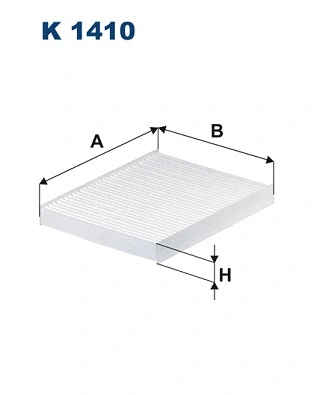 Filtre, air de l'habitacle FILTRON K 1410