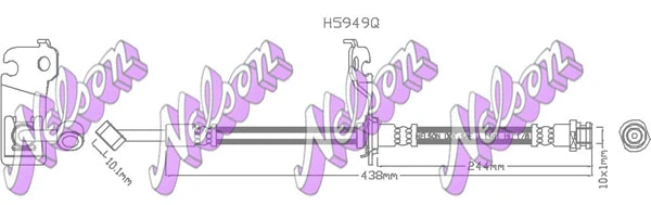 Flexible de frein KAWE H5949Q