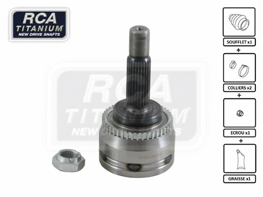Jeu de joints, arbre de transmission RCA FRANCE MI83