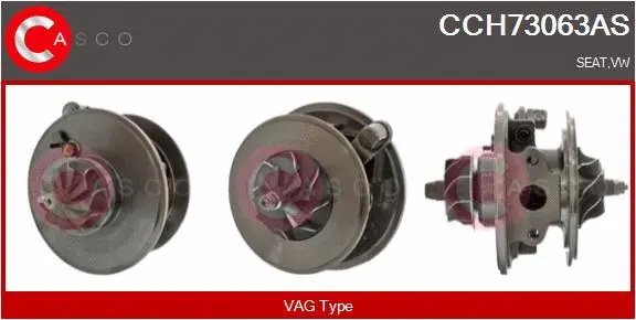 Groupe carter, turbocompresseur CASCO CCH73063AS