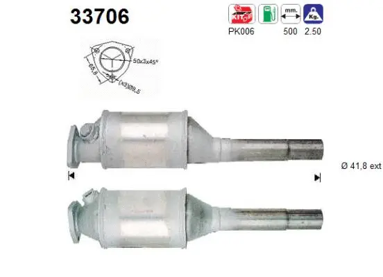 Catalyseur AS 33706