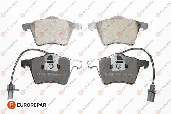 Kit de plaquettes de frein, frein à disque EUROREPAR 1617281680