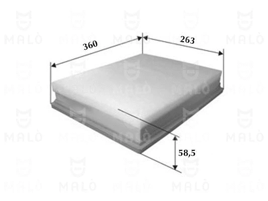 Filtre à air AKRON-MALÒ 1500171