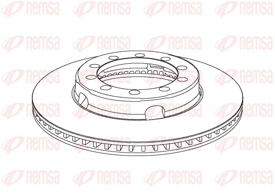Disque de frein REMSA NCA1028.20