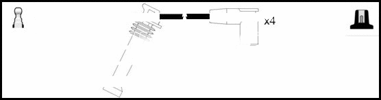 Kit de câbles d'allumage LEMARK HOES1337