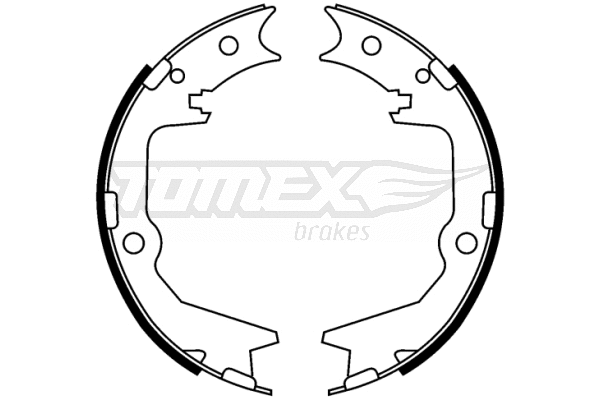 Jeu de mâchoires de frein TOMEX Brakes TX 22-39