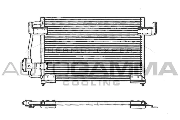 Condenseur, climatisation AUTOGAMMA 101580