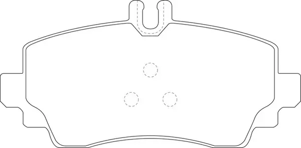 Kit de plaquettes de frein, frein à disque SB BP31124